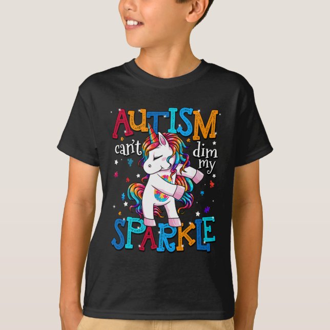Camiseta Niños Unicornio Para Sensibilizar Al Autismo, Mamá (Anverso)