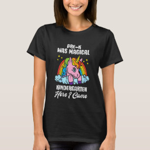 Camiseta Niños Unicornio Rainbow Pre K Magical Kindergarten