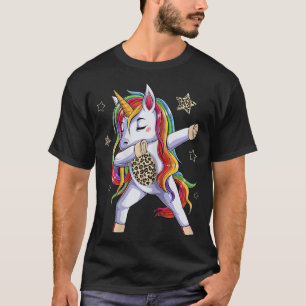 Camiseta Niños unicornios de unicornio con leop Chicas de t