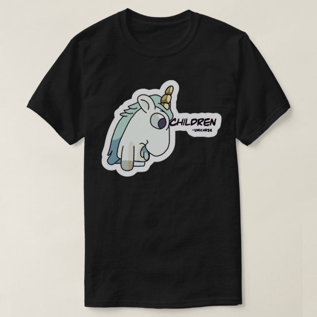 Camiseta niños unicorse (Diseño del anverso)