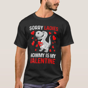 Camiseta Niños Valentine Day Outfit Lo siento Damas Mami es