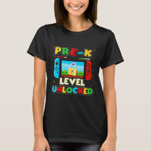 Camiseta Niños Varones Jugadores De Videojuegos Nivel Pre-k