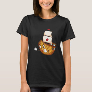Camiseta Niños Vela barco pirata idea deportes náuticos