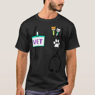 Camiseta Niños Veterinarios Disfraces Regalos Niños Chicas 