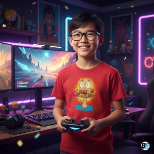 Camiseta Niños Video Gaming Nivel 5 Desbloqueado