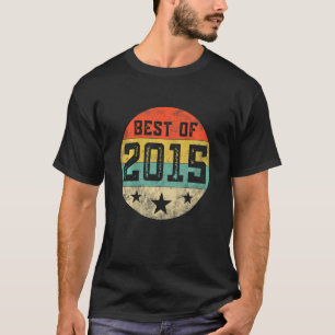 Camiseta Niños Vintage 2015 7º Cumpleaños Mejor De Retro 20