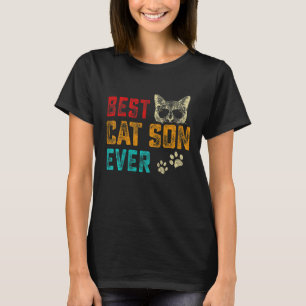 Camiseta Niños Vintage Mejor Hijo De Gato De La Familia Mas