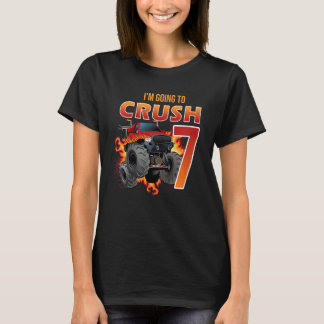 Camiseta Niños, voy a aplastar el hecho de tener 7 años