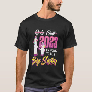 Camiseta Niños, voy a ser la hermana mayor del embarazo de
