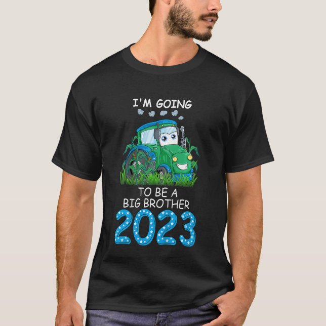 Camiseta Niños Voy a ser un hermano mayor 2023 (Anverso)