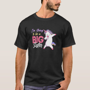Camiseta Niños, voy a ser una gran hermana de Unicornio