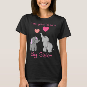 Camiseta Niños, Voy A Ser Una Gran Hermana Para Los Hombres