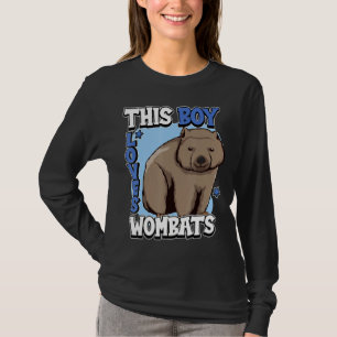 Camiseta Niños Wombat citan a Australia a este chico le enc