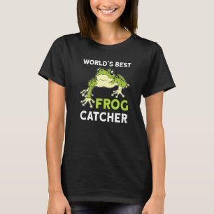Camiseta Niños y chicas del mundo mejor cazador de ranas 1