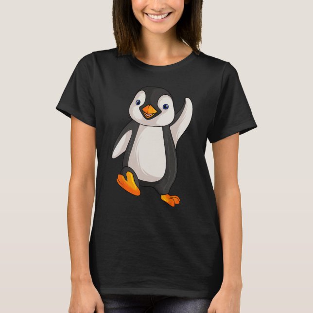 Camiseta Niños y niñas de Pingüino Chicas (Anverso)