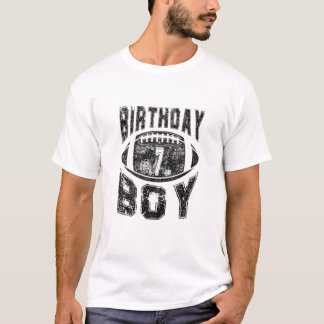 Camiseta Niños Y Niñas Séptima Fiesta Temática De Cumpleaño