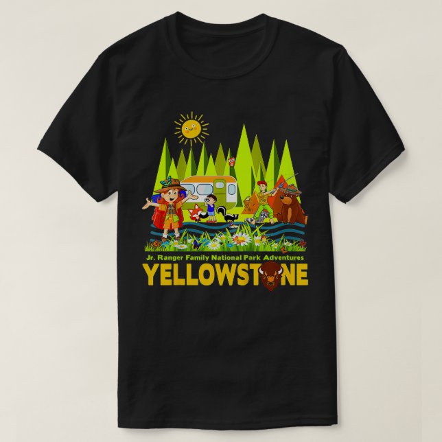Camiseta Niños Yellowstone Jr Family Park Souvenir (Diseño del anverso)