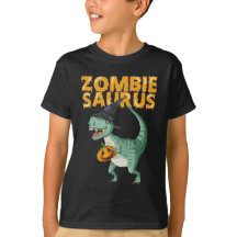 Niños zombie saurus dinosaur T Rex Halloween