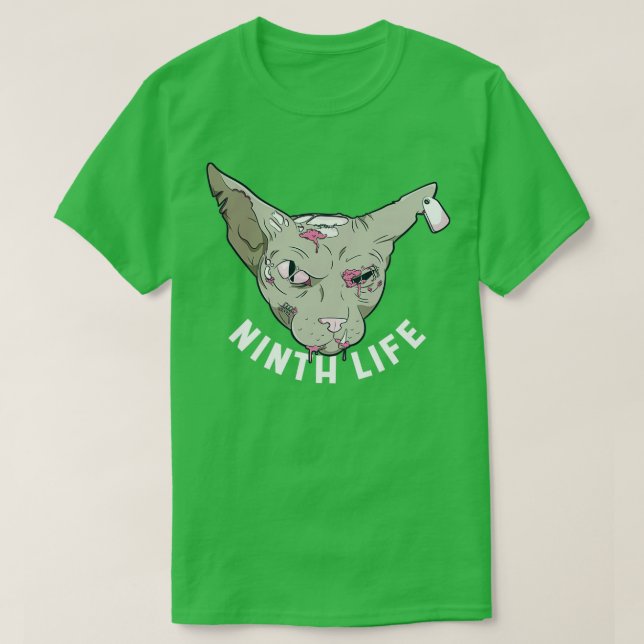 Camiseta Ninth Life (Diseño del anverso)