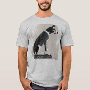 Camiseta Nipper, El Arte De Esbozo De Perros De RCA