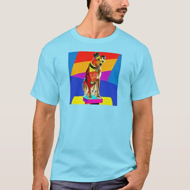 Camiseta Nipper, el arte pop canino de RCA (Anverso)