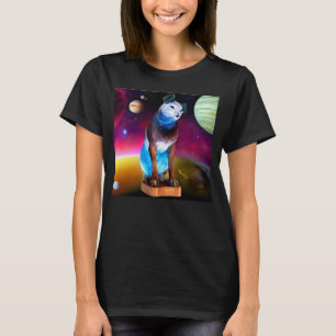 Camiseta Nipper, el espacio exterior del perro RCA y la gal