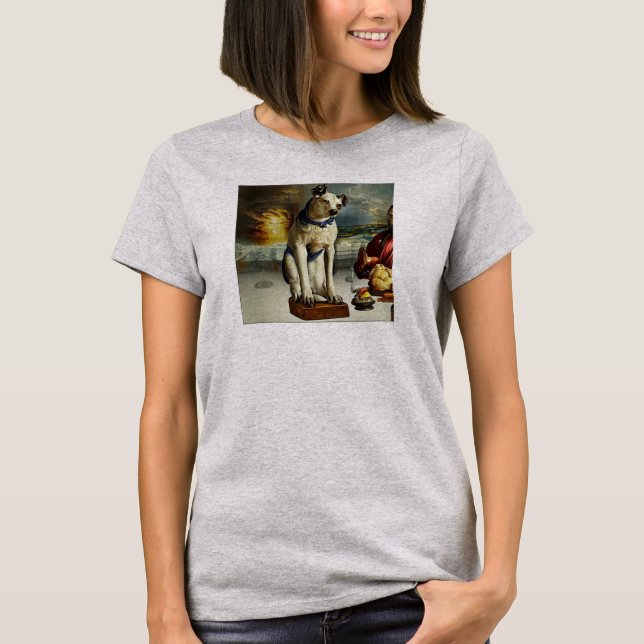 Camiseta Nipper, El Perro RCA La Última Cena (Anverso)