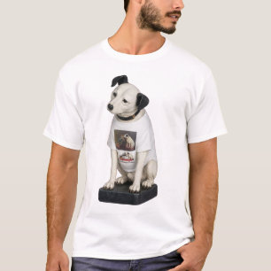 Camiseta Nipper RCA Victor Dog Usando Nipper