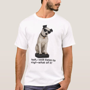 Camiseta Nipper the RCA Victor Dog con matices