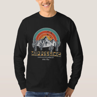 Camiseta Nippissing Tribe Native American Indian Pride Retr