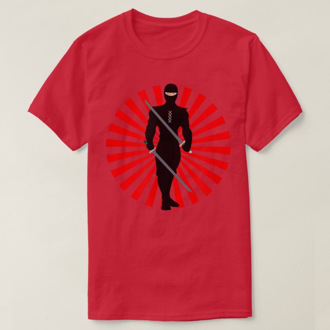 Camiseta Nippon (2) de Sun Rising de Ninja Samurai Japonés  (Diseño del anverso)