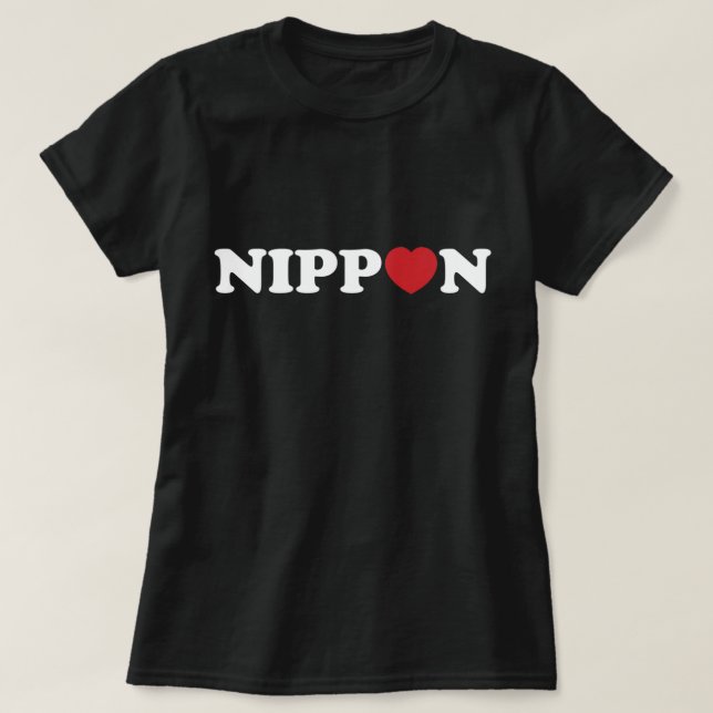 Camiseta Nippon Love Heart (Diseño del anverso)