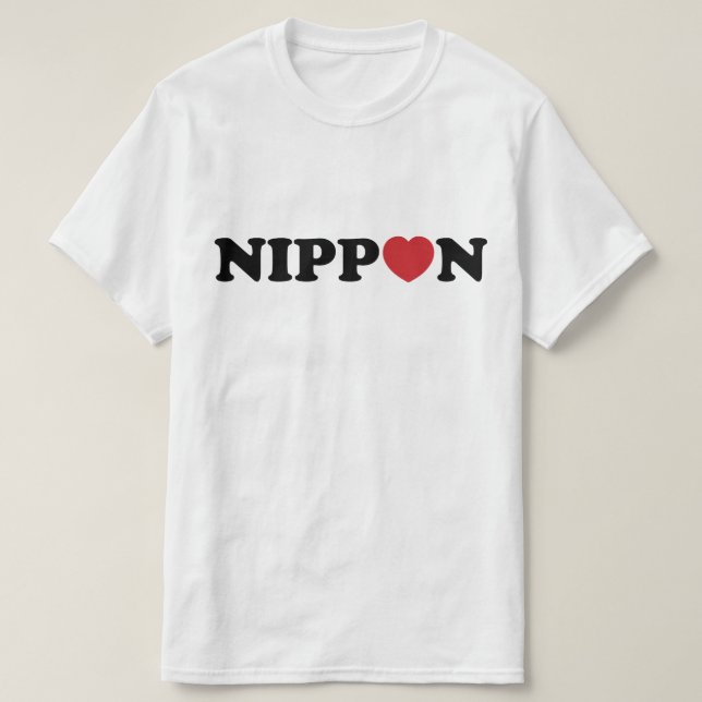 Camiseta Nippon Love Heart (Diseño del anverso)