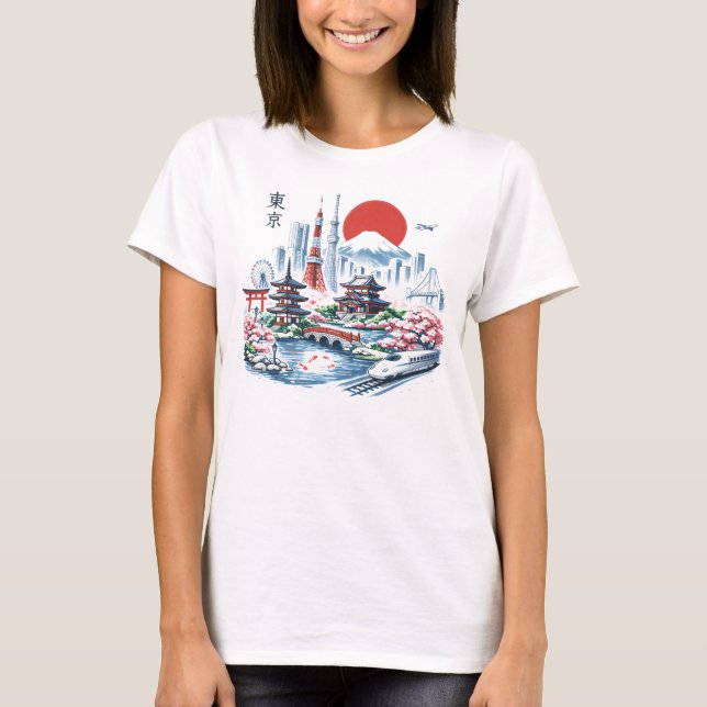 Camiseta Nippon Sakura Tokyo Sakura  (Anverso)