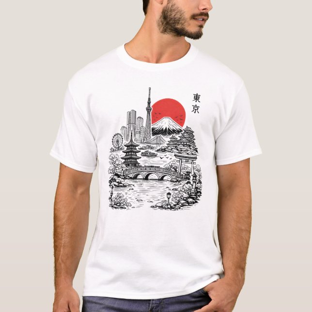 Camiseta Nippon Sakura Tokyo Sakura  (Anverso)