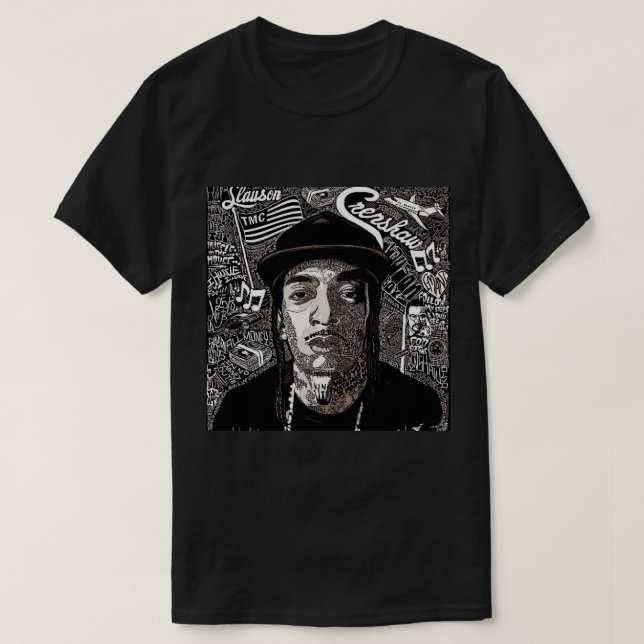 Camiseta Nipsey Hussle Rapper (Diseño del anverso)