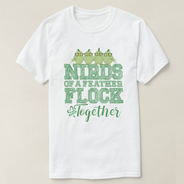 Camiseta Nirds of a Feather (Diseño del anverso)