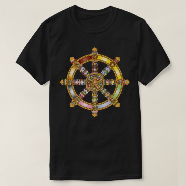 Camiseta Nirvana Mandala Geometry Sacred Art Yoga Dharma Ch (Diseño del anverso)