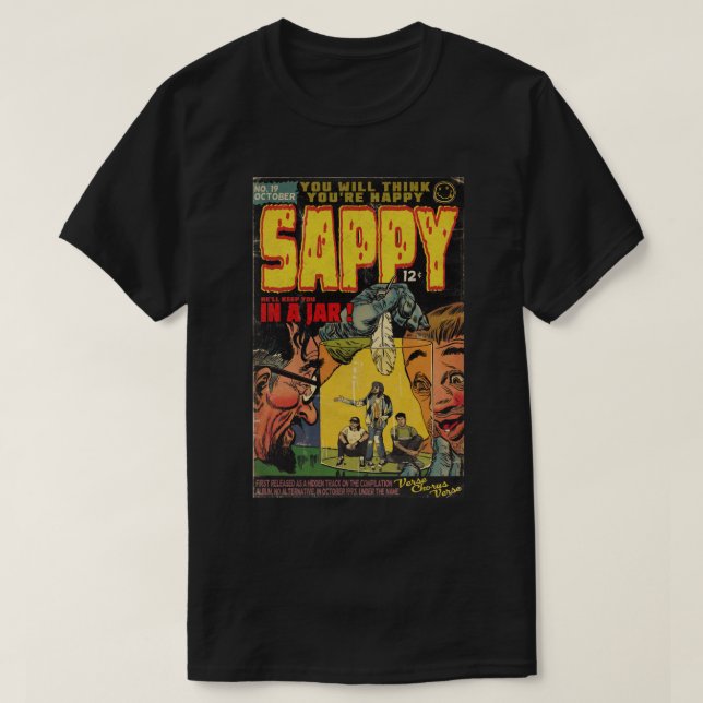 Camiseta Nirvana - Sappy Comic Parody Classic (Diseño del anverso)
