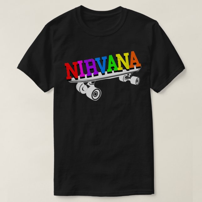 Camiseta Nirvana Skateboard  (Diseño del anverso)