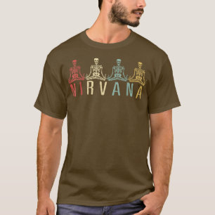 Camiseta nirvana Skeleton yoga