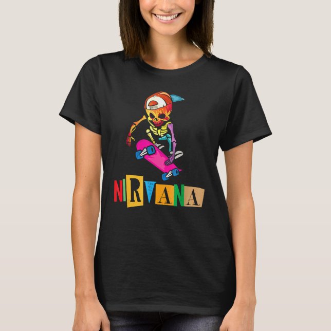 Camiseta Nirvana Skelton (Anverso)
