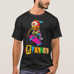 Camiseta Nirvanas Skateboard Skelton 