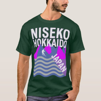 Camiseta Niseko Isla Hokkaido Estación de Esquí de Japón Sn