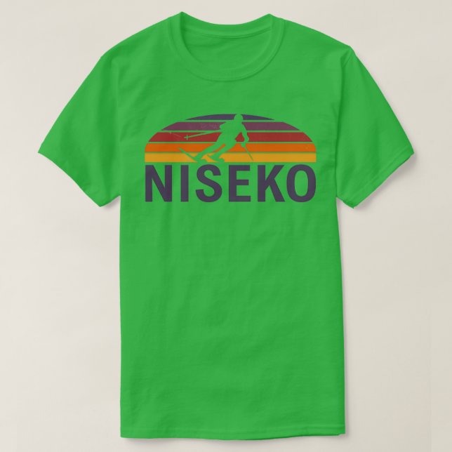 Camiseta Niseko Isla Hokkaido Estación de Esquí de Japón Sn (Diseño del anverso)