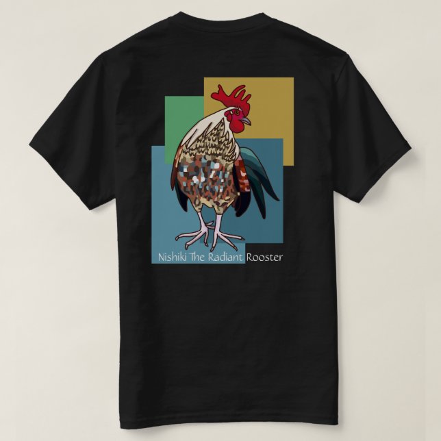 Camiseta NISHIKI El Gallo (Reverso del diseño)