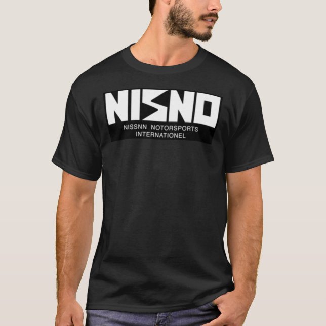 Camiseta NISNO Initial D NISMO Old Logo Spoof White Classic (Anverso)