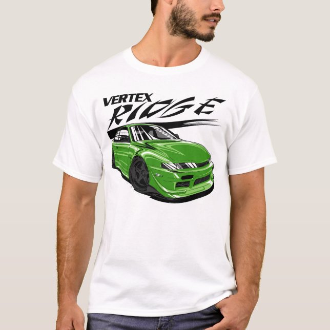 Camiseta Nissan 240sx s14 Zenki Vertex Ridge (Anverso)