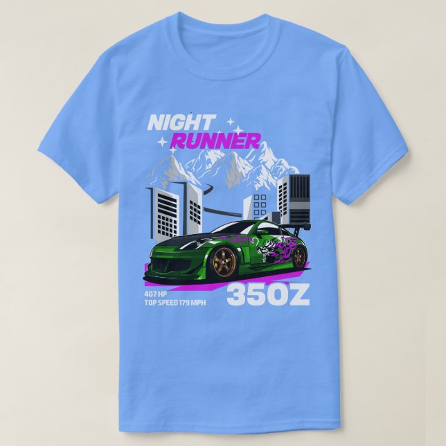 Camiseta Nissan 350z Night Runner NFSU2 (Diseño del anverso)