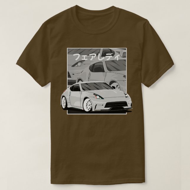 Camiseta Nissan 370z z 34 nismo Comics Japoneses (Diseño del anverso)